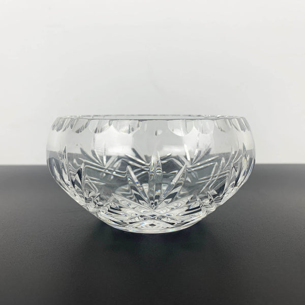 Small cut crystal sugar and candy bowl