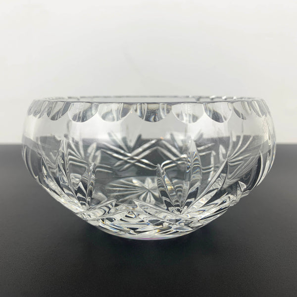 Small cut crystal sugar and candy bowl