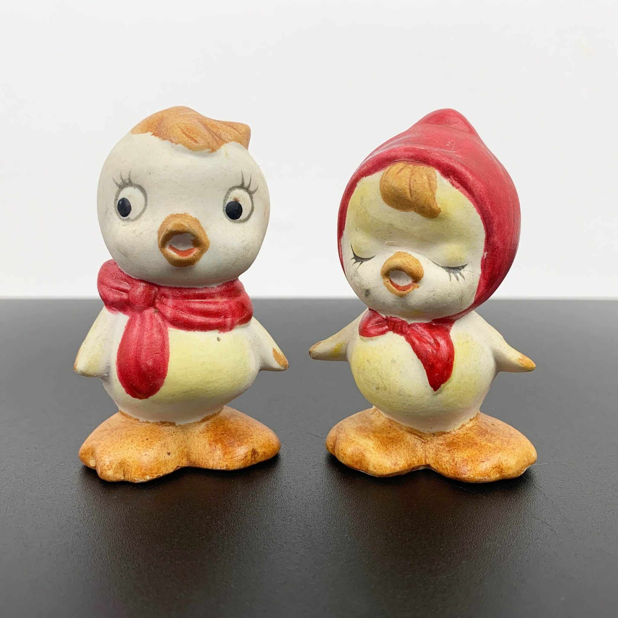 Retro chicken ornaments