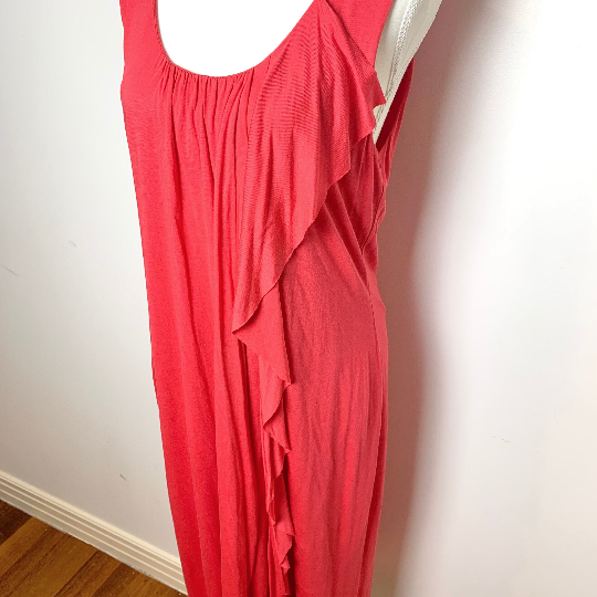 Vintage David Lawrence dress with draped fabric front