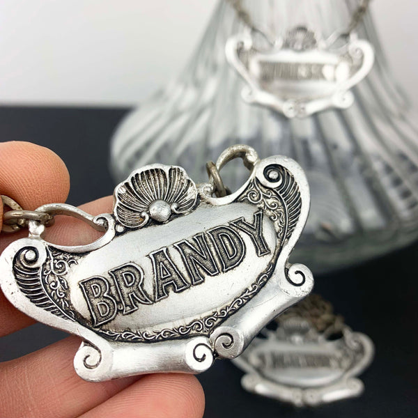 Brandy decanter label