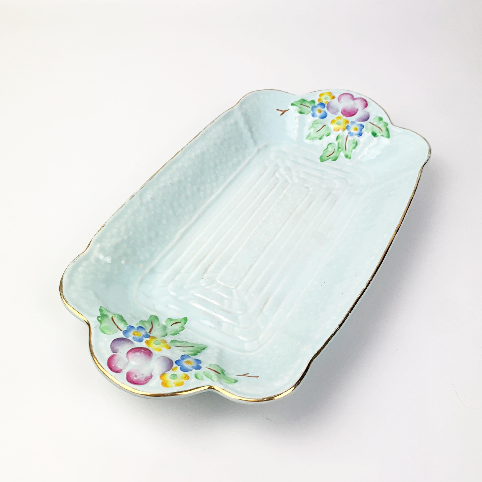 Crown Devon hand painted sandwich tray