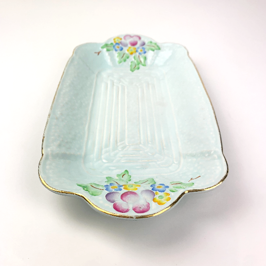 Crown Devon hand painted sandwich tray