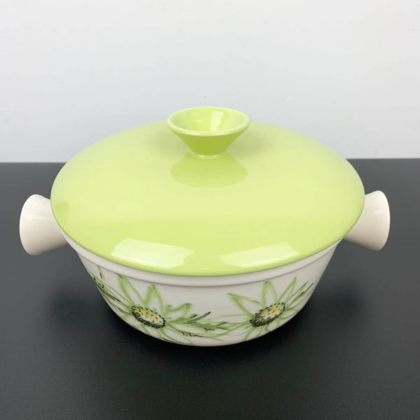 Diana Pottery 'Flannel Flower' lidded casserole dish