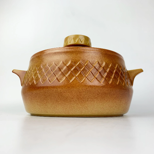 Diana Pottery vintage Nefertiti Lidded Casserole Dish