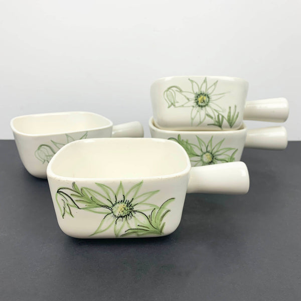 Rare Diana Pottery Flannel Flower ramekin