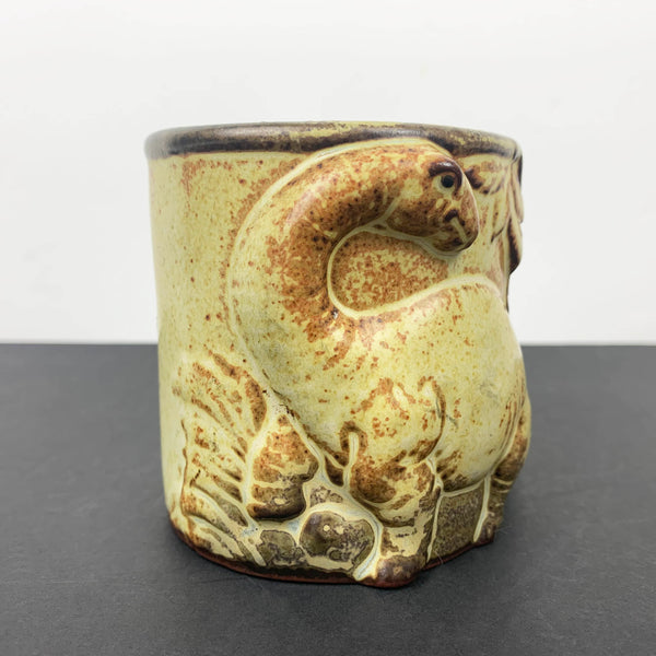 Gempo Pottery 3D Dinosaur Coffee Mug