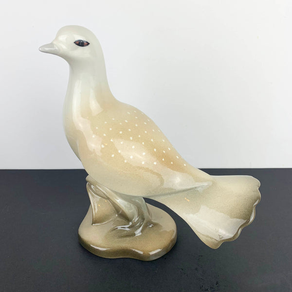 Porcelain vintage bird figurine