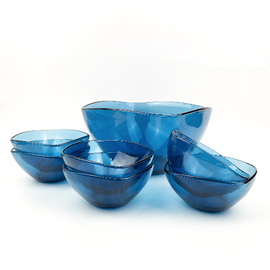 Vereco France 7 piece salad bowl set