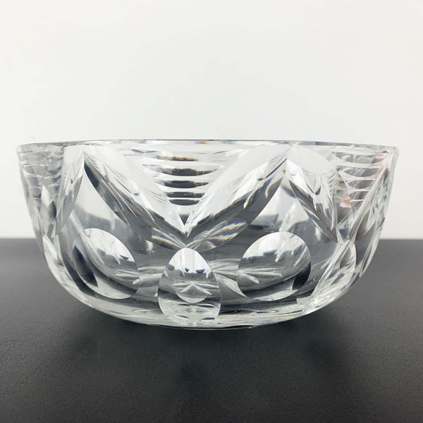 Edinburgh Crystal art deco salad bowl