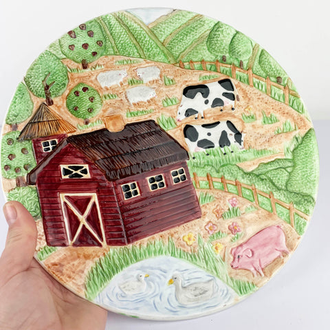 Martinvale Decorative Farm Yard Plate