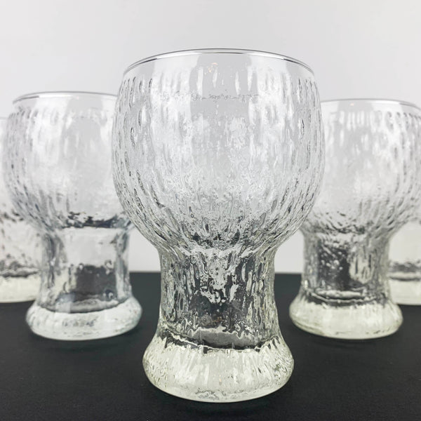 Crown Glass 'Festive' Medium Goblet 1970's