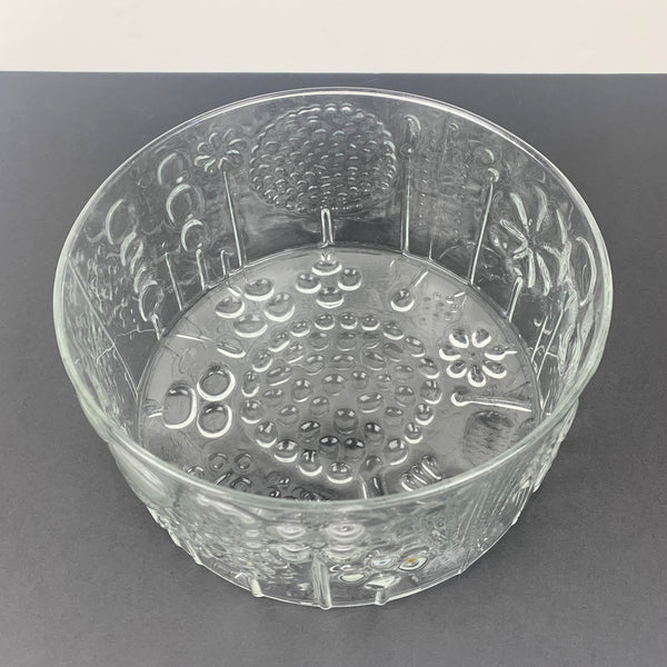 Flora Iittala design glass salad bowl