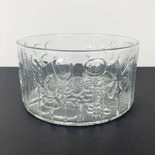 Flora Iittala design glass salad bowl