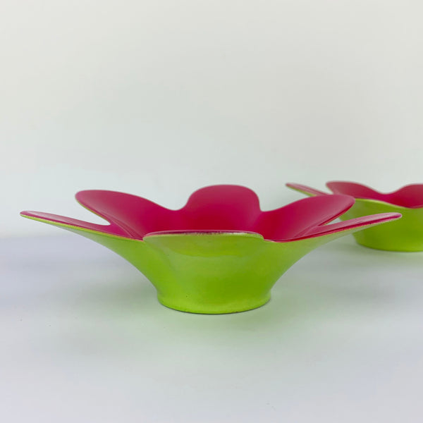 Flower Shape Glass Candle Holders