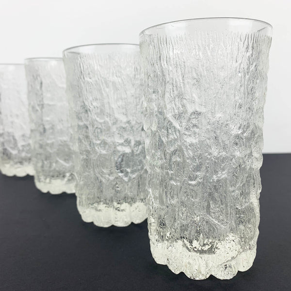 Goebel Germany rare ice design glasses