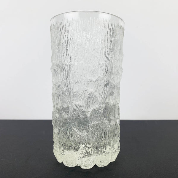 Goebel Germany rare bark glass tumbler