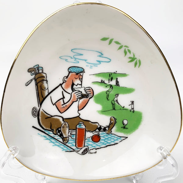 Quirky 1970's golfers dish