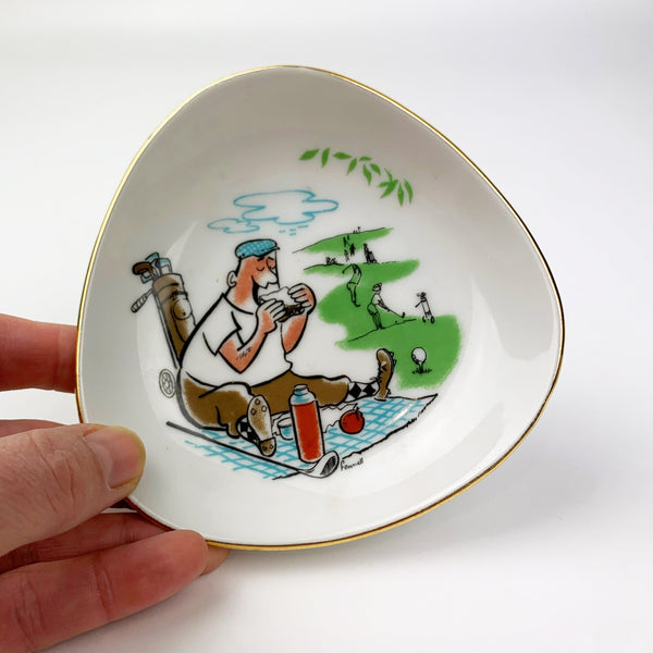 Westminster Australia golfers mini trinket dish