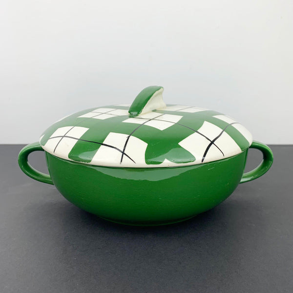 Harlequinade covered vegetable tureens 1950's