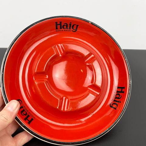 Vintage Haig advertising collectible ashtray