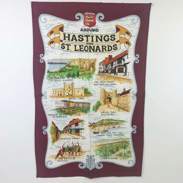 Vintage English cities tea towel collection - Set of 3