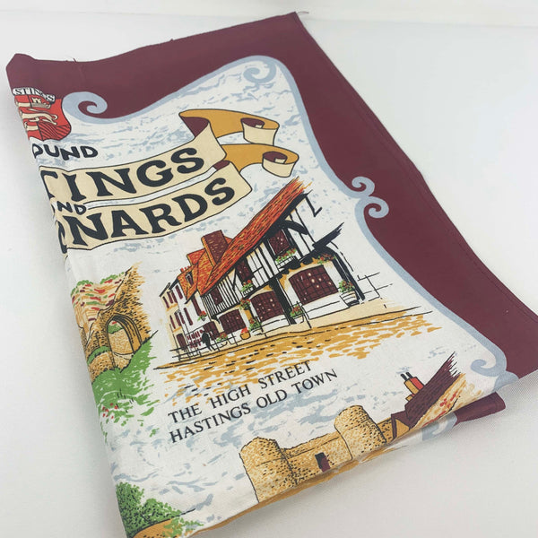 Vintage English cities tea towel collection - Set of 3