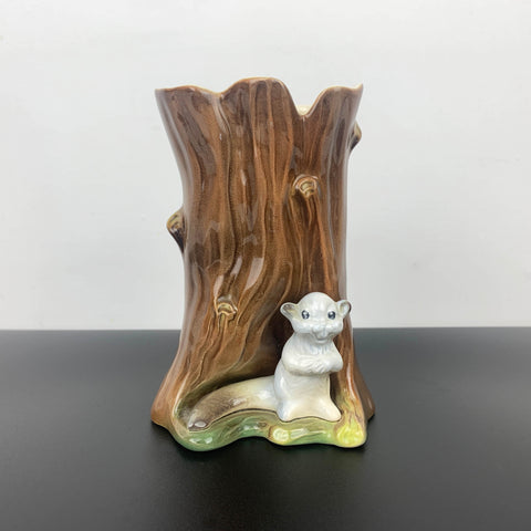 Hornsea Pottery Fauna Collection beaver vase