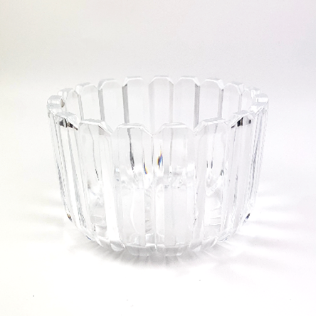 Hoya Japan crystal ribbed bowl