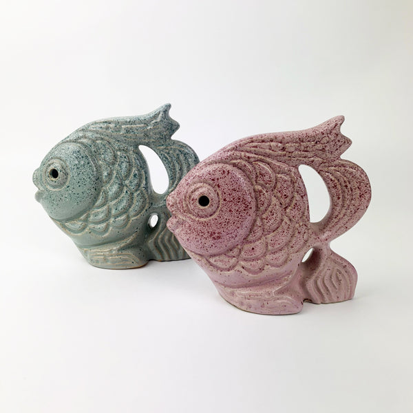 Shelf Pottery Fish ornaments