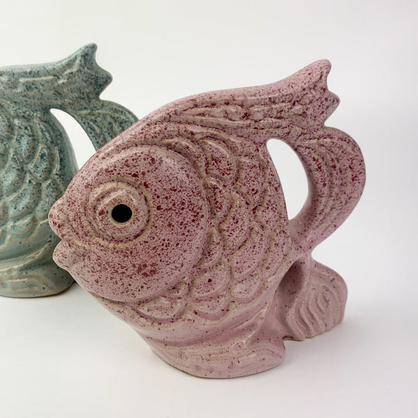 Shelf Pottery Stoneware Pink fish