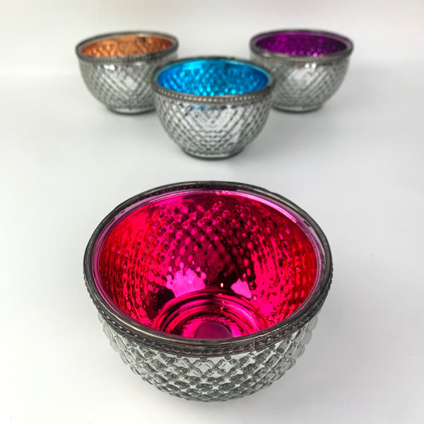 Hot pink decor bowl