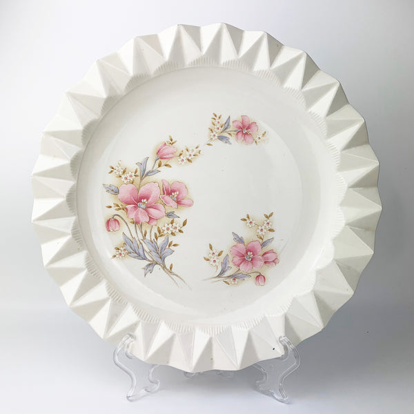 Kakuzyu Japan Cake Platter with floral print