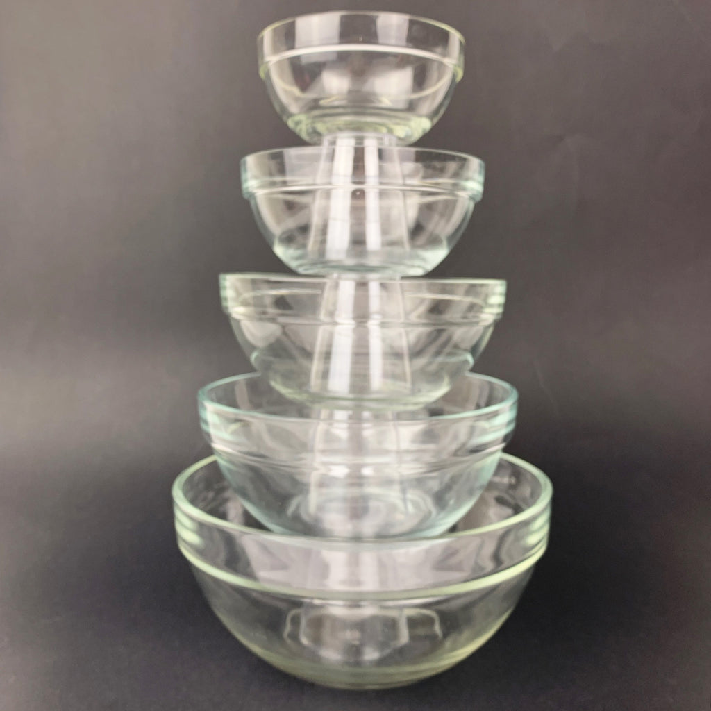 Mixing Bowls. 5pc Glass Bowls with Lids Set \u2013 Neat Nesting