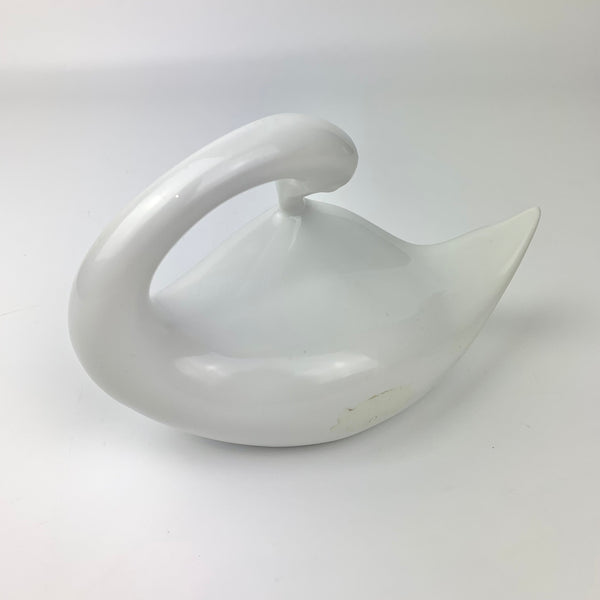 Naaman Porcelain white swan ornament