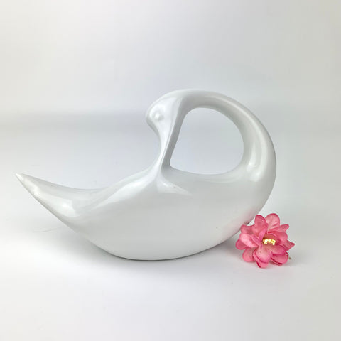 Naaman Porcelain white swan figurine