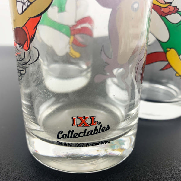 Looney Tunes IXL jam collectible glasses - Set of 3