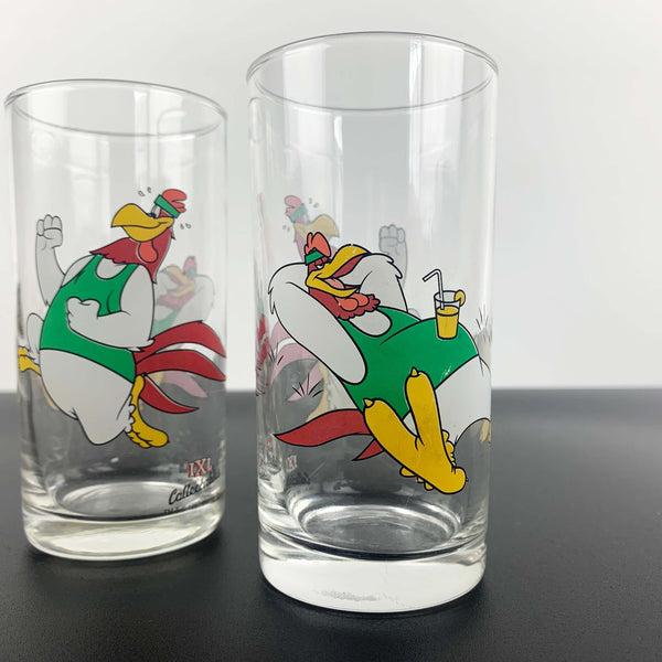 Looney Tunes IXL jam collectible glasses - Set of 3