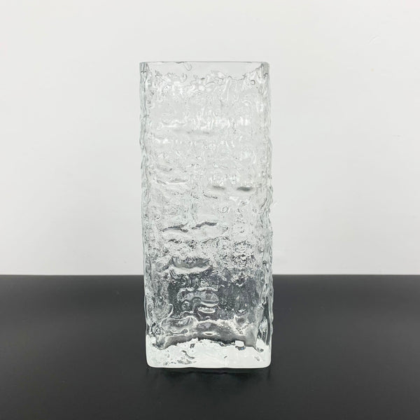 Ice glass vase