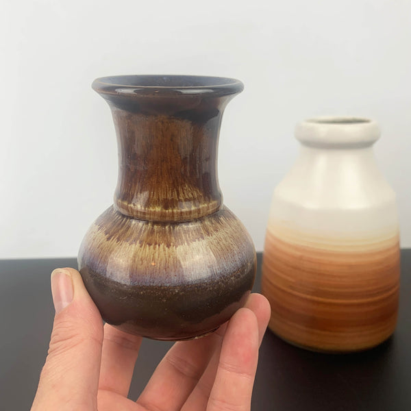 Mid century earth design vase collection - Set of 2