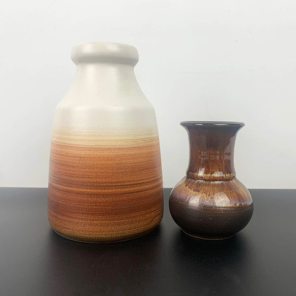 Mid century earth design vase collection - Set of 2