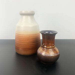 Mid century earth design vase collection - Set of 2