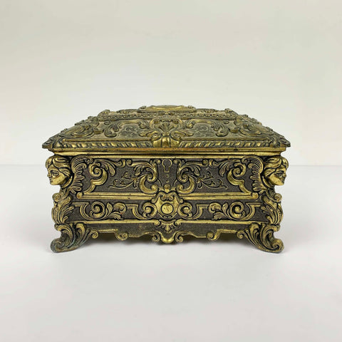 Ornate Italian Cherub jewellery box