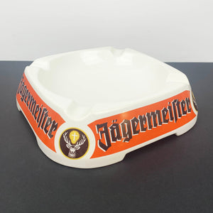 Jagermeister large porcelain advertising ashtray 1980s