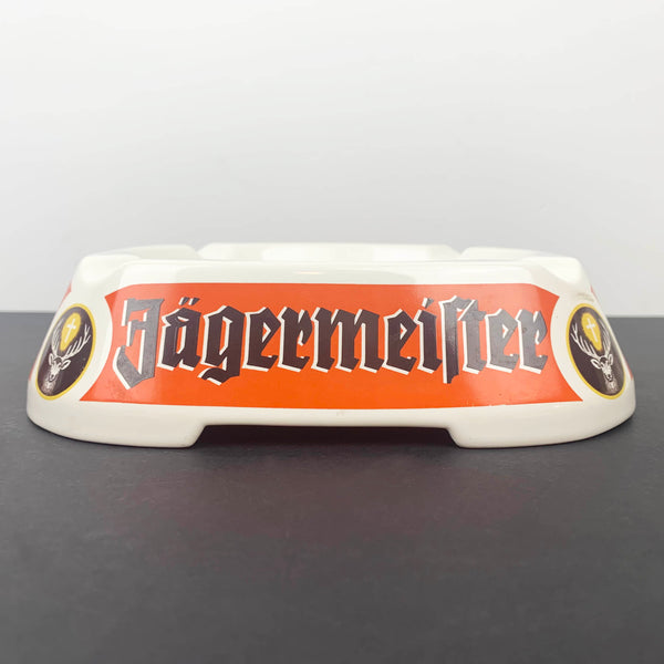 Jagermeister logo on vintage ashtray