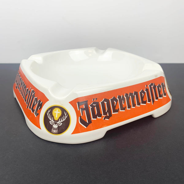 Jagermeister ceramic advertising ashtray