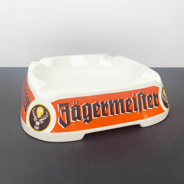 Jagermeister large porcelain advertising ashtray