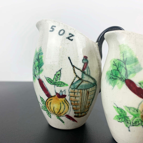 Japanese ceramic kitchen measuring jugs - Set of 3