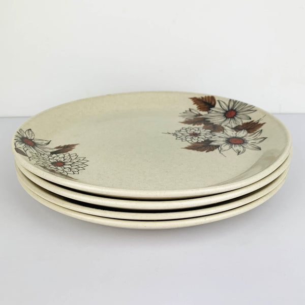 Johnson of Australia 'Russet' dinner plates stacked