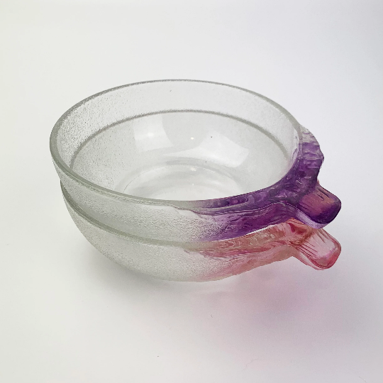 KIG pastel tinted fruit shaped bowls stacked together